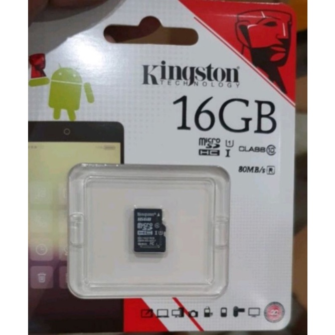 Memory card . Memori sd card Kingston sd card 16gb 32gb original real kapasitas
