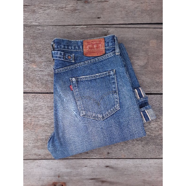 levis 702 selvedge big E vintage straight size fit 35 second preloved not 501xx