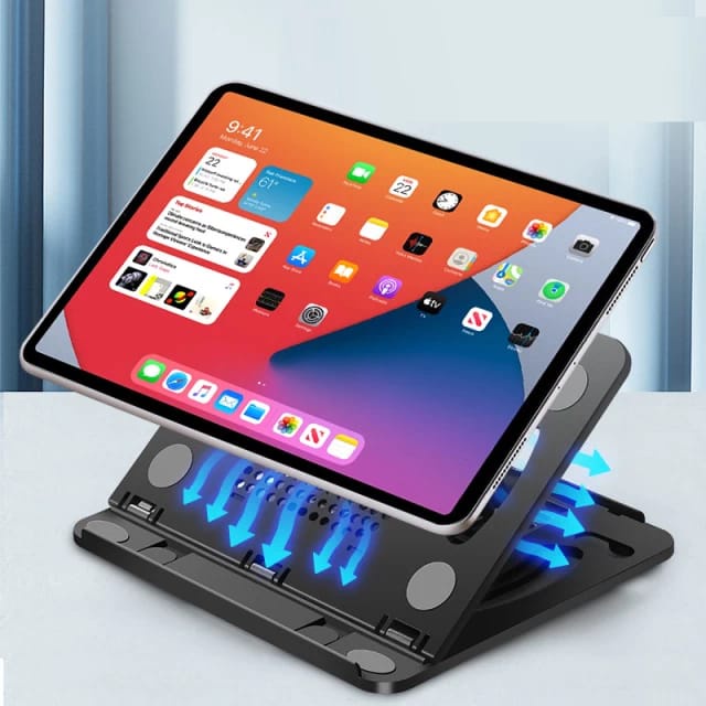 Holder Stand Laptop Multifungsi Stand Laptop Holder Lipat Standing Tablet 360 Derajat