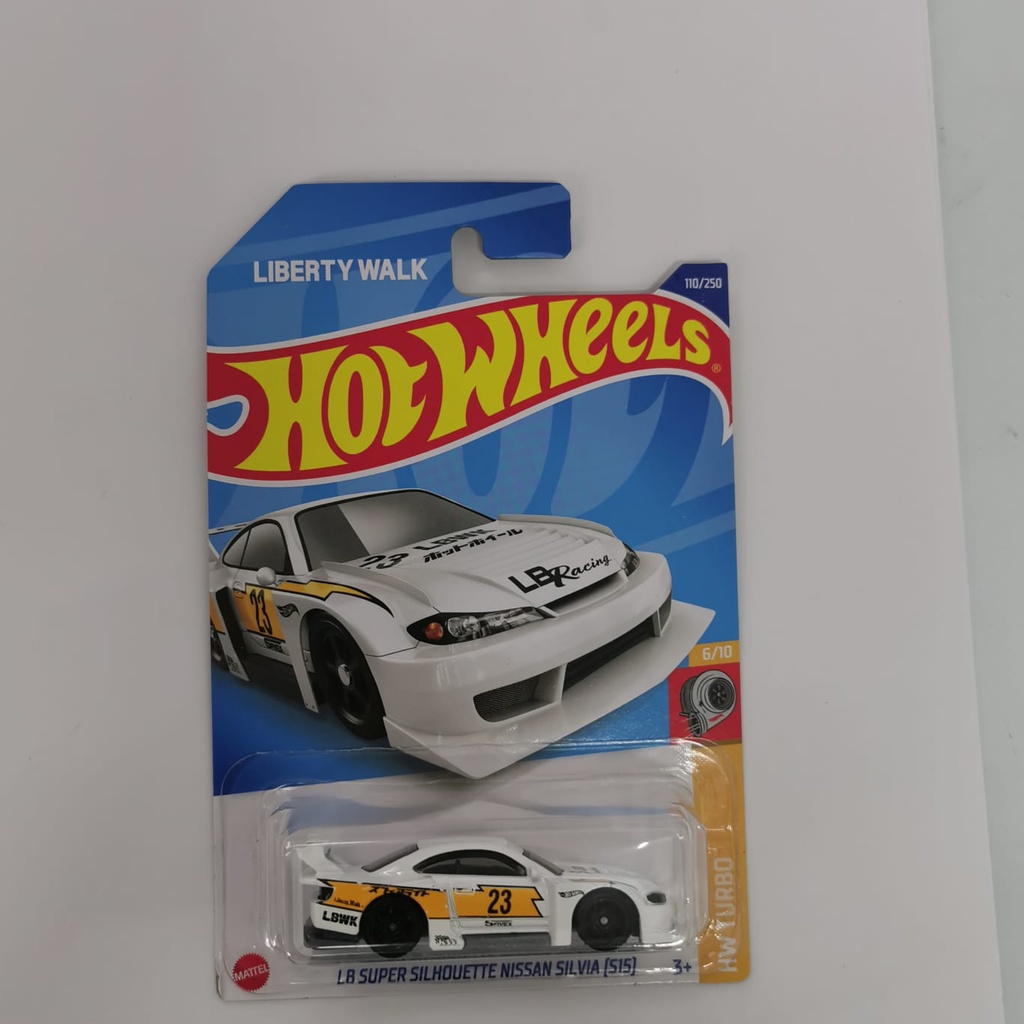 Hot Wheels LB Super Silhouette Nissan Silvia (S15) LBWK S15 Liberty Walk Putih Kuning Hitam Yellow GOLD EMAS White Black F23 HW Hotwheels Mobil Mainan Anak