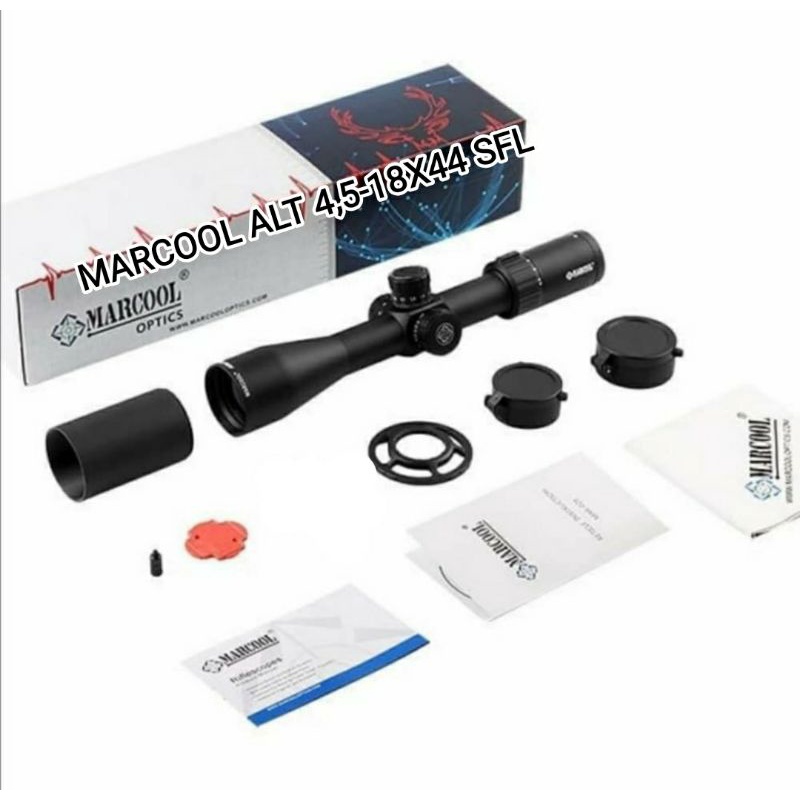riflescope marcool assailant 4,5-18x44SFL gllas reticle