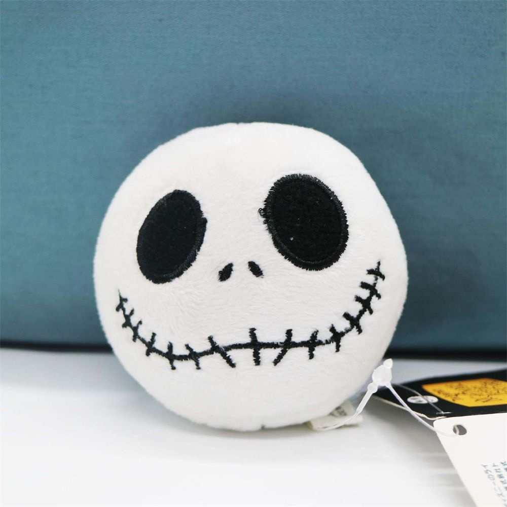 ELEGANT 8CM JACK Plush Doll Birthday Gift Jack Head Toys Halloween Festival Toy Stuffed Plush Doll Cartoon Plush Bone Skeleton Xmas Gift Classic Cartoon Halloween Skull Keychain Nightmare Before Christmas