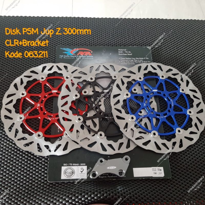 CAKRAM PSM CAKRAM DEPAN PSM JUPITER Z / FIZ R / VEGA R / JUPITER MX 300MM + BRAKET CNCO