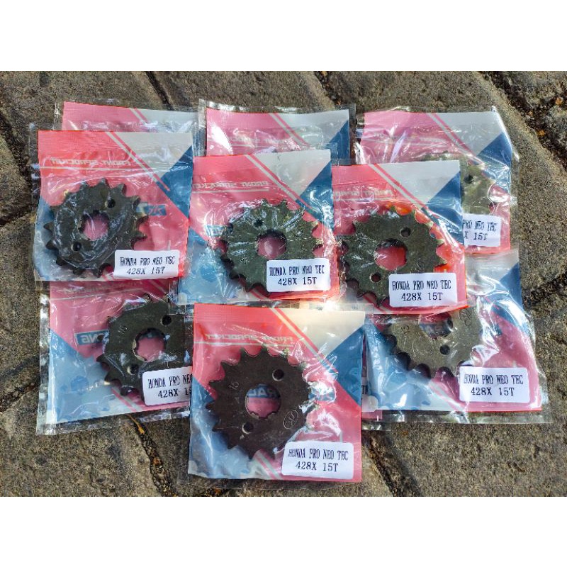 Gear Depan TK 428 MEGAPRO NMP VERZA CB150R CBR150 TIGER CRF Size 13T - 17T