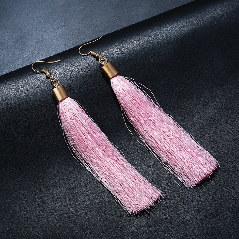 SIY  16 Pairs/Bag Tassel Earrings Women Jewelry Long Drop Bohemian Dangle Mixed Color