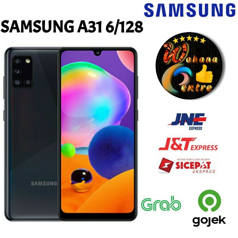 HP SAMSUNG A31 6/128 - SAMSUNG GALAXY A31 RAM 6GB + 128GB GARANSI RESMI SEIN