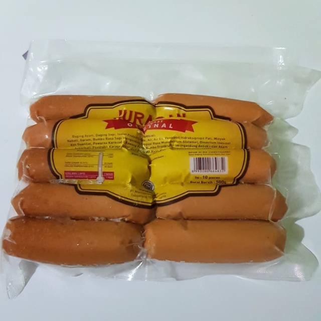 

Juragan Sosis Bratwurst Original 10S/500 gr