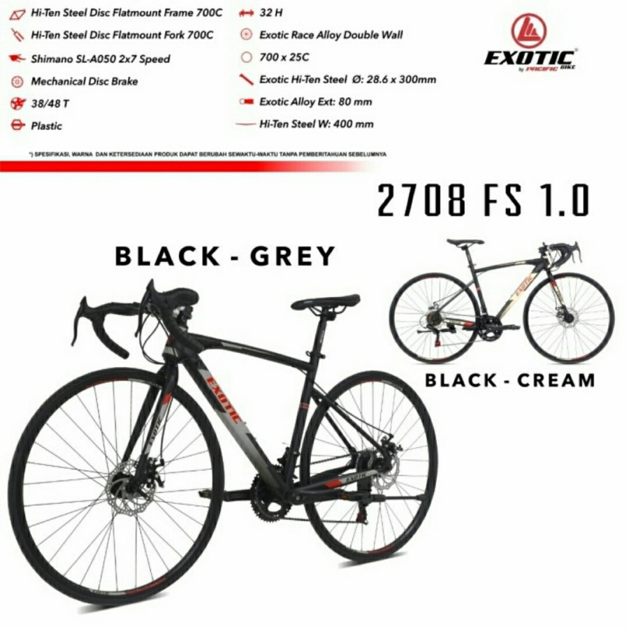 Sepeda Road BIke Exotic 2708FS 1.0