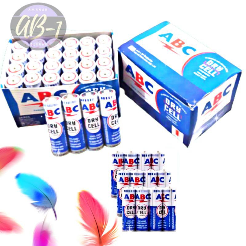 1 BOX BATU ABC A2 / BATERAI ABC A2 / BATU ABC BIRU / BATERAI AA / BATU ABC A2 / BATERAI ABC A2