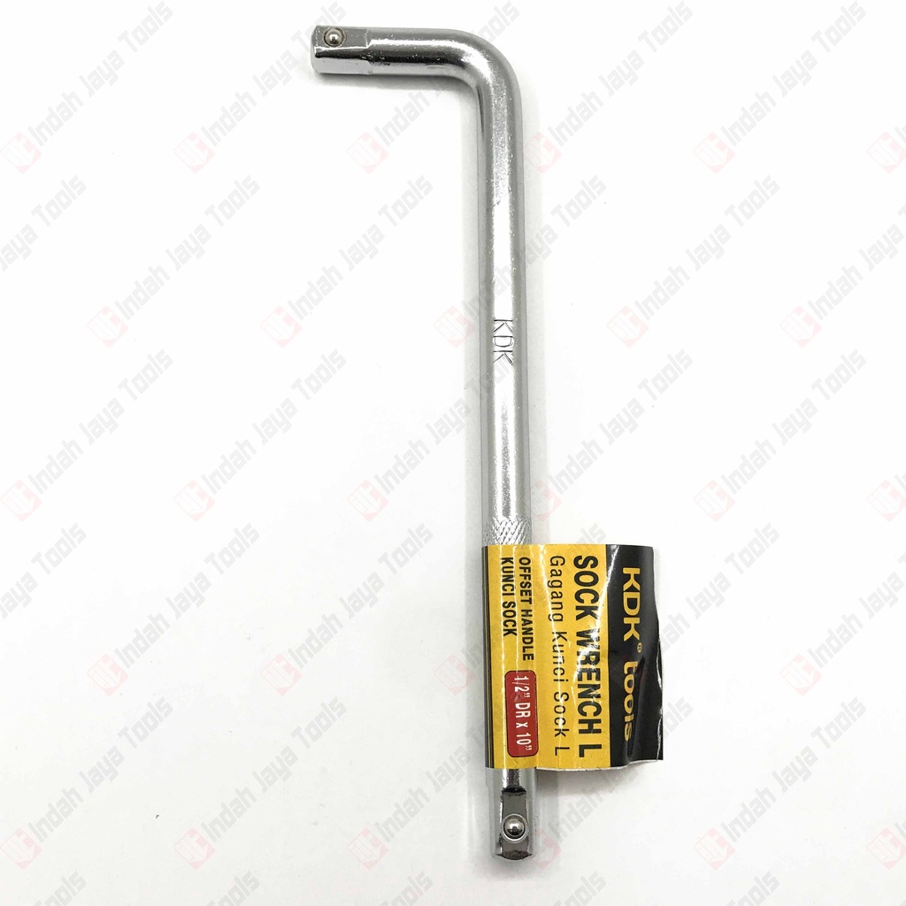 KDK Gagang Kunci Sok L 1/2 x 10 Inch 250  Socket Handle Mata Sok Stang