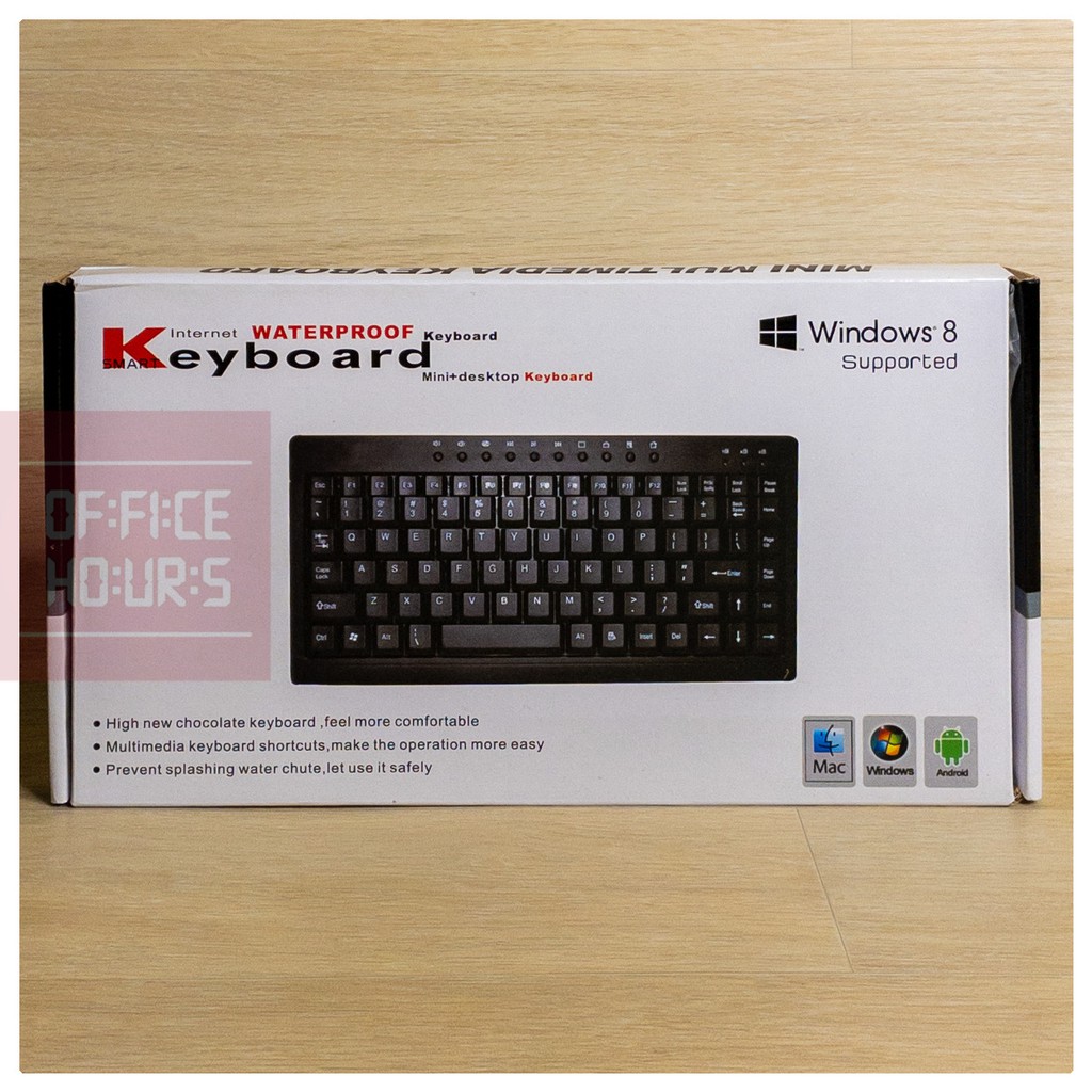 Mini Keyboard - Waterproof USB Mini Keyboard Komputer