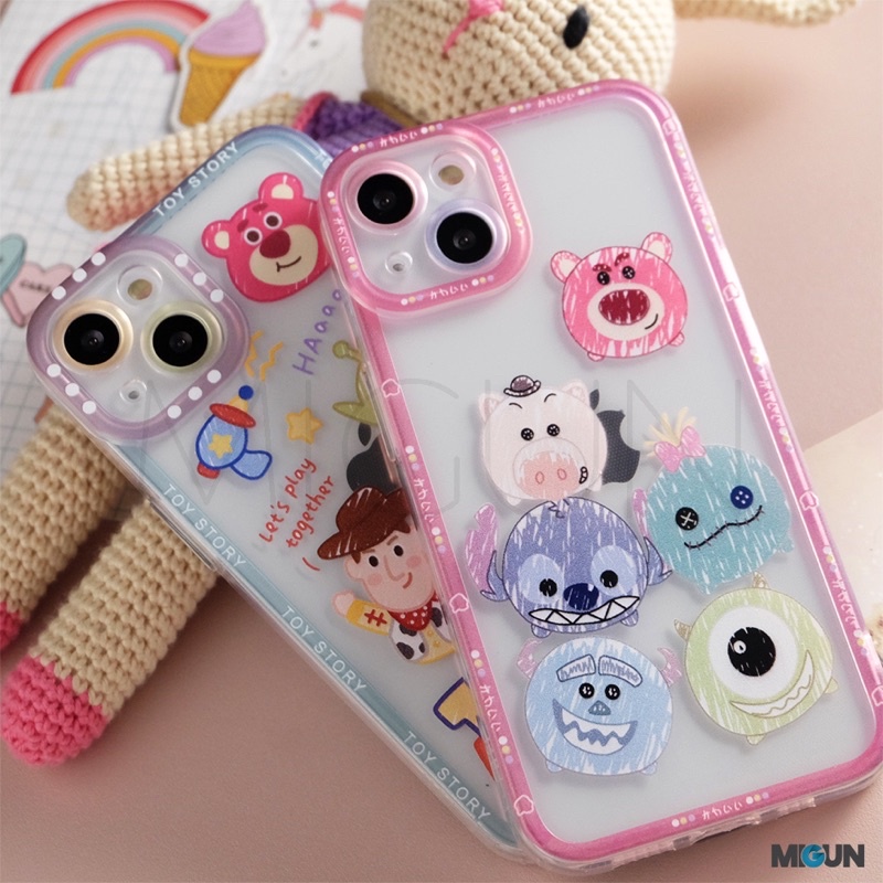 New! Cartoon Case - Softcase Fullcover for iPhone 7 8 SE2020 7plus 8plus X XS XR XSMAX 11 12 13 MINI PRO PROMAX 14 14PLUS 14PRO 14PROMAX