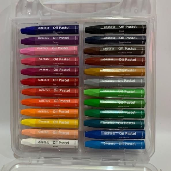 

Ready Terkeren Oil pastels greebel 24 warna / krayon greebel 24 warna / oil pastel greebel 24 warna