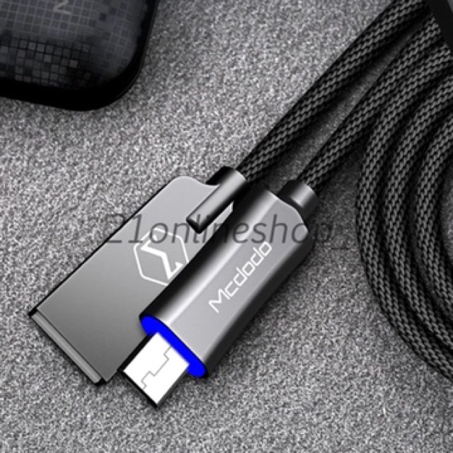 Mcdodo Knight Series Kabel Micro Auto Disconnect Android QC3.0/4.0