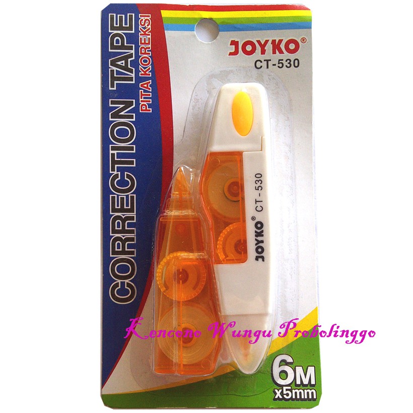 

Correction tape Tip-ex kertas Joyko CT-530 + Refill