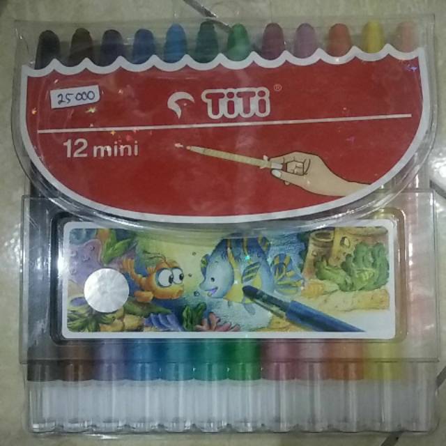 

Crayon putar mini titi 12 warna