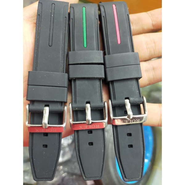 STRAP TALI rubber rolex tali jam tangan rolex rubber silikon rolex jam rolex