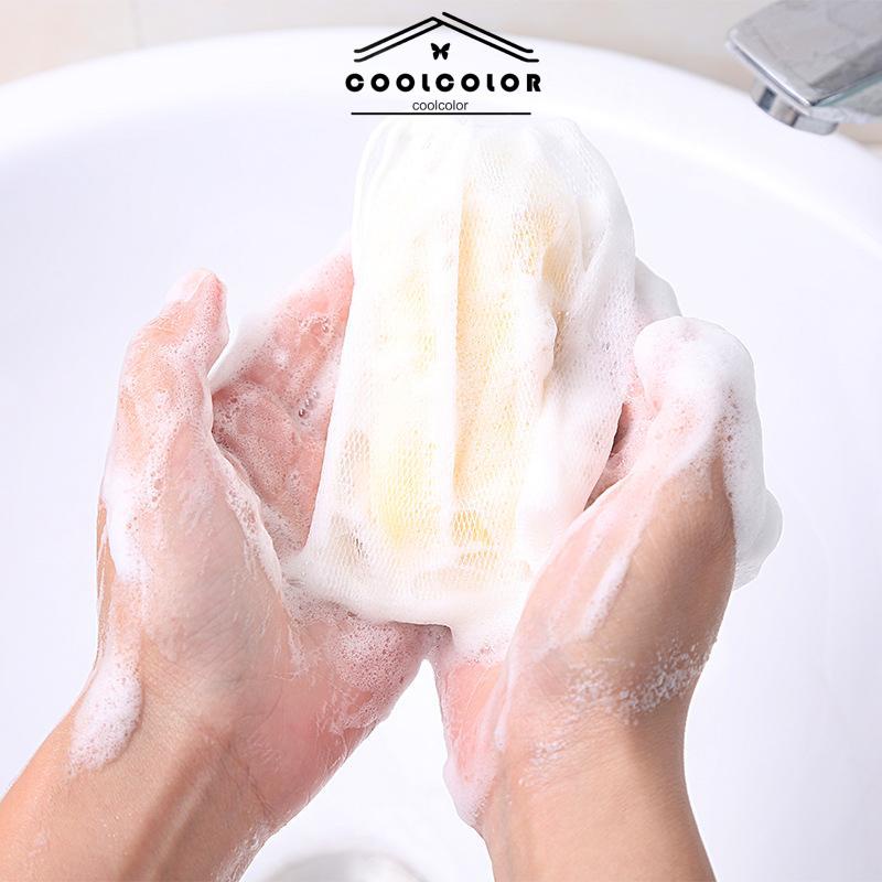 COD Foaming Mesh Pembersih Wajah Cleansing Mesh Handmade Soap Mesh Bag- cl