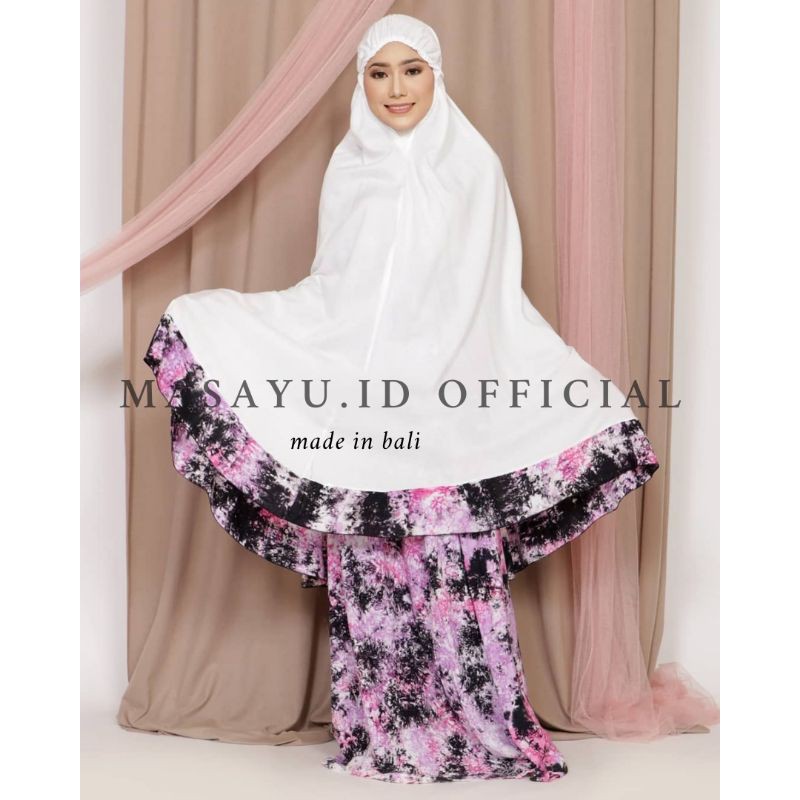 MUKENA BALI SMOKE TIEDYE JUMBO SIZE