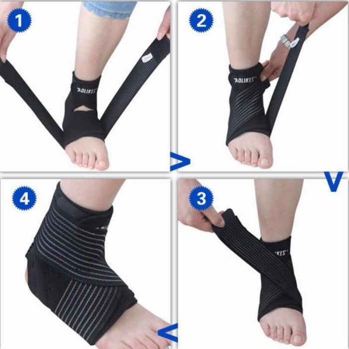 AOLIKES Pelindung Engkel Tumit Ankle Support Sport Fitness