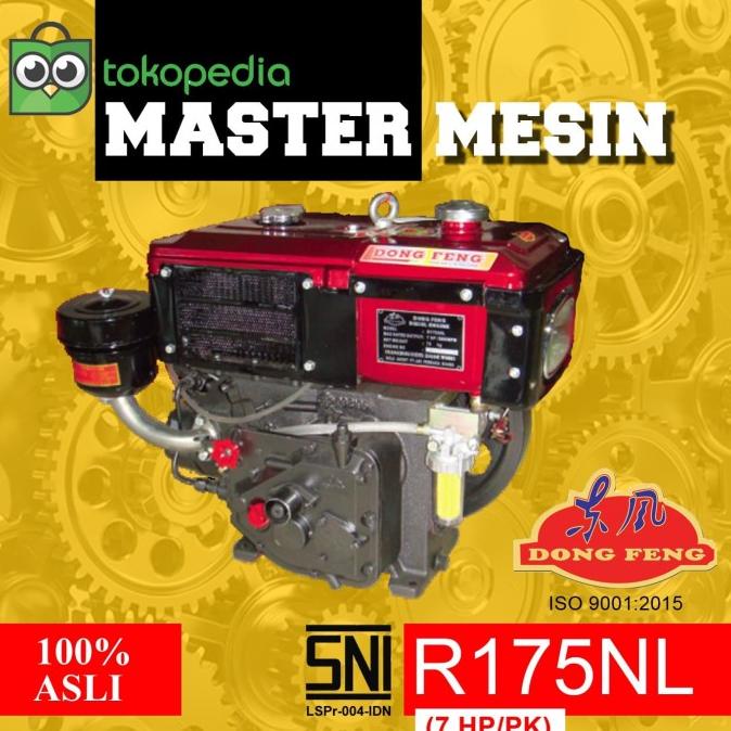 Mesin Diesel DONGFENG R175NL (Radiator Lampu) (7HP/PK)