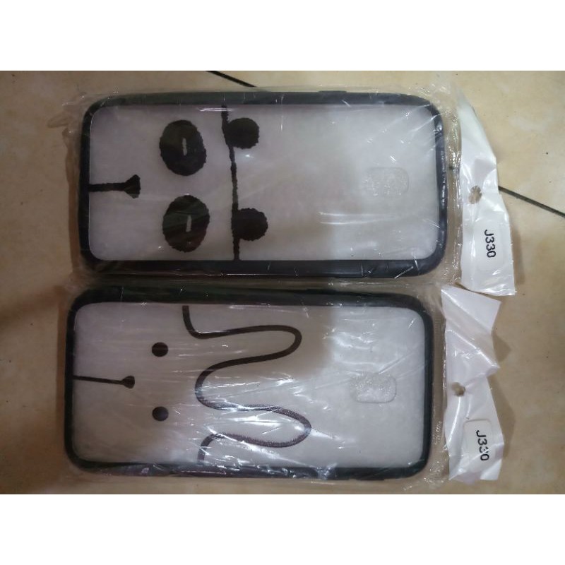 hardcase samsung j330 j3 pro j3pro j3 2017 transparan