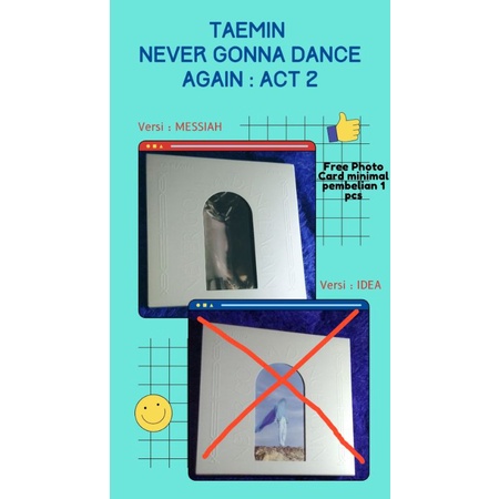 TAEMIN SHINee ACT 1 - ACT 2 Album Never Gonna Dance Again NGDA