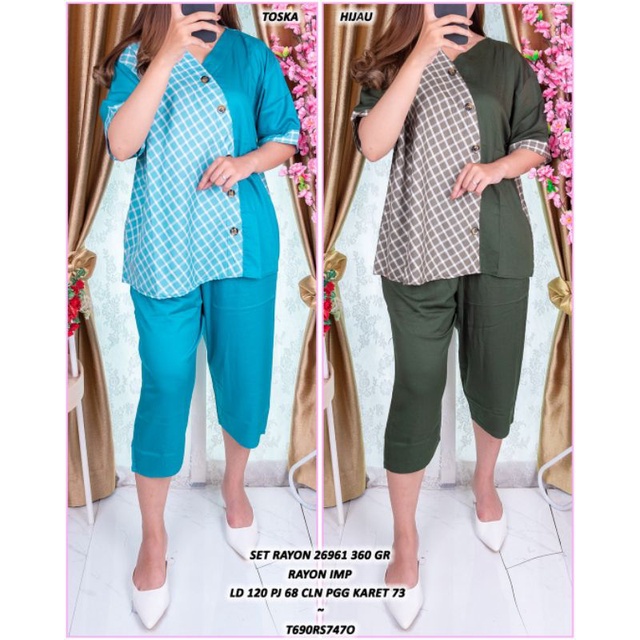 Setelan Katun Rayon 2696 JUMBO/ld 120