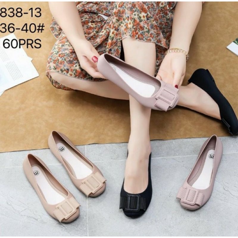 JellyShoes Sepatu Flat Casual Pita Taylor FELISHA Import 838