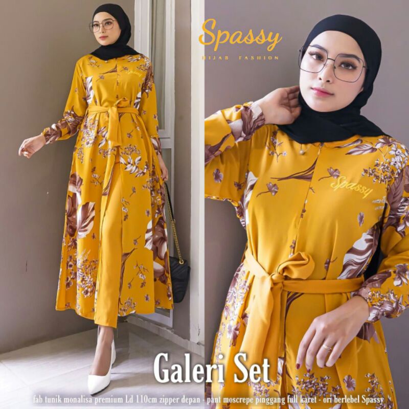 Galeri Set //Setelan celana wanita ORI BY SPASSY HIJAB FASHION