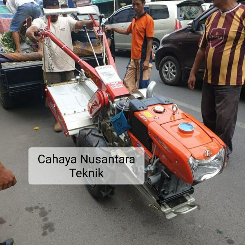 Traktor Bajak Sawah QUICK ZENA ROTARY COMPLETE KUBOTA RD 110