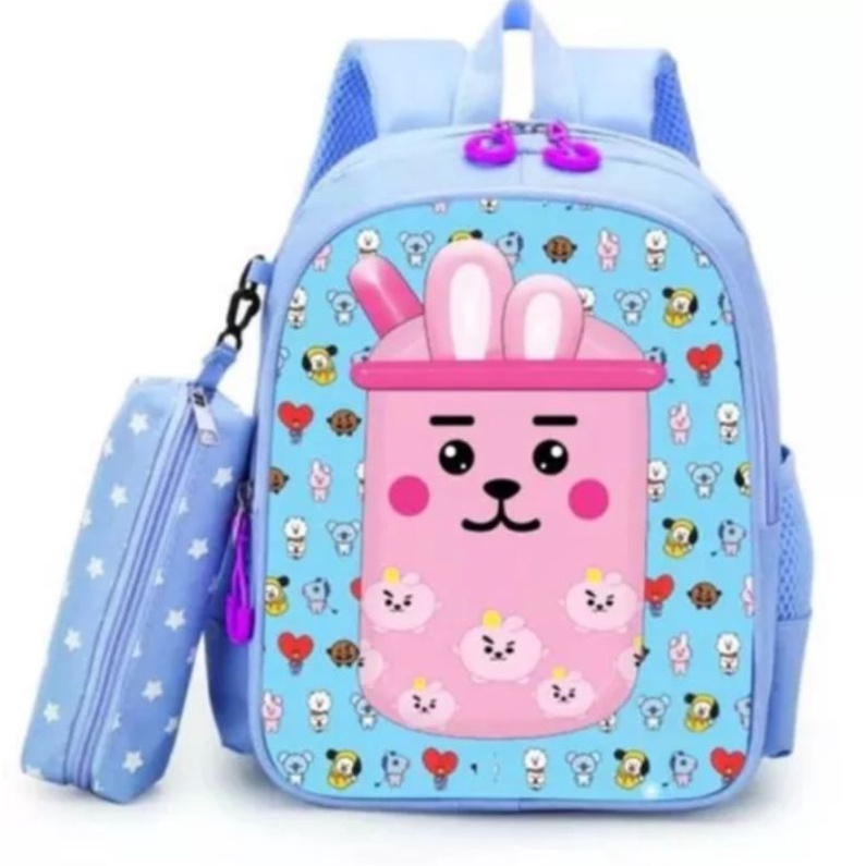 Mochillastore - Tas Sekolah Boba Tas Sekolah Anak Perempuan Tk - SD Tas Ransel Backpack Bisa COD Tas  Terlaris Termurah