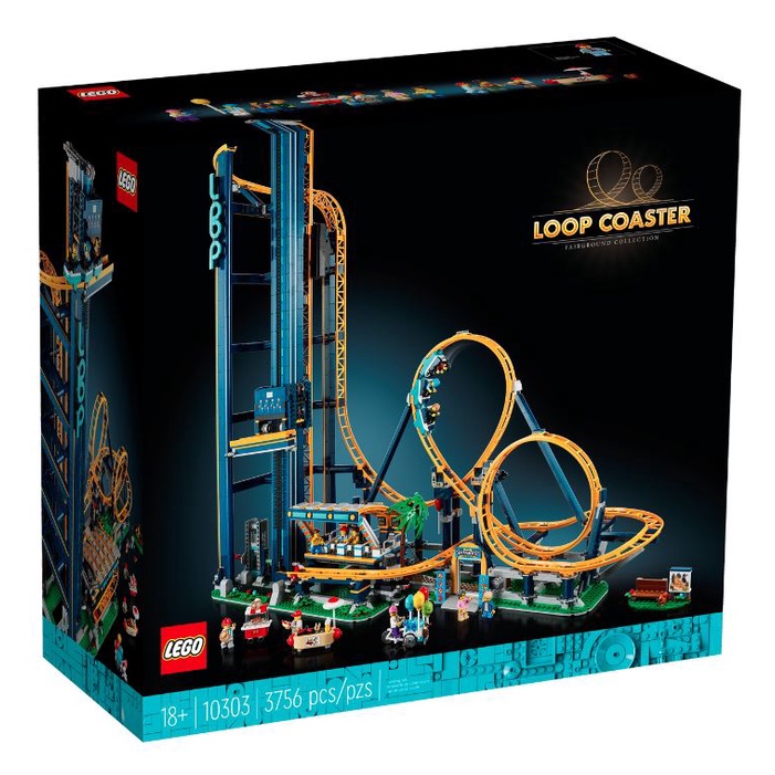 Lego 10303 Creator Loop Coaster mainan anak roller coaster