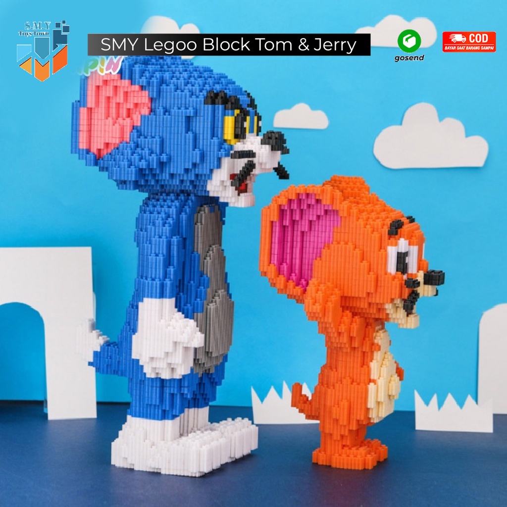 SMY  Nano Block Tom &amp; Jerry 8682-83 - Bricks Education  Nano Block / Mainan Balok 3D