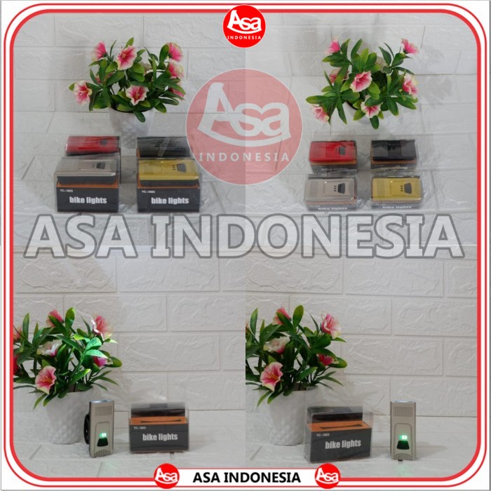 Lampu Sepeda YC-1803 (Plastik) - ASA Indonesia