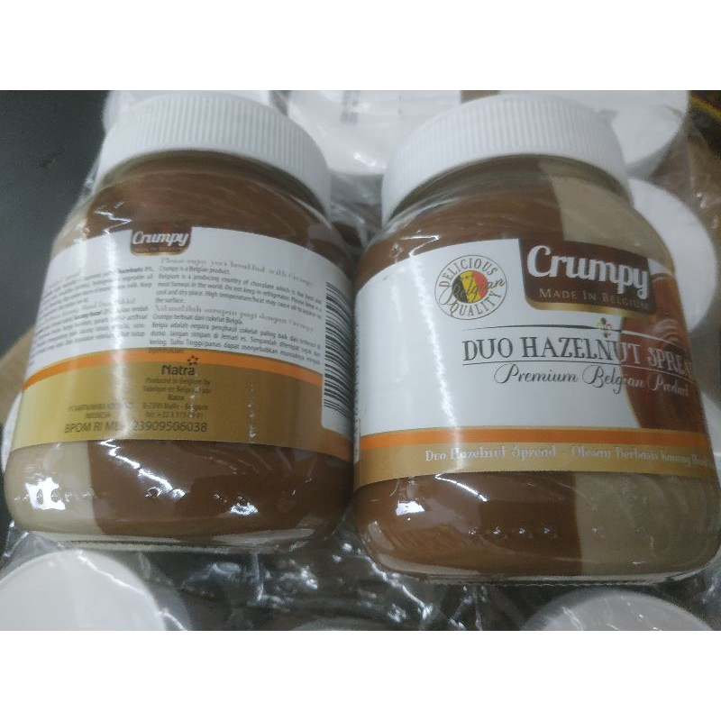 

selai crumpy duo hazelnut spread 400gr