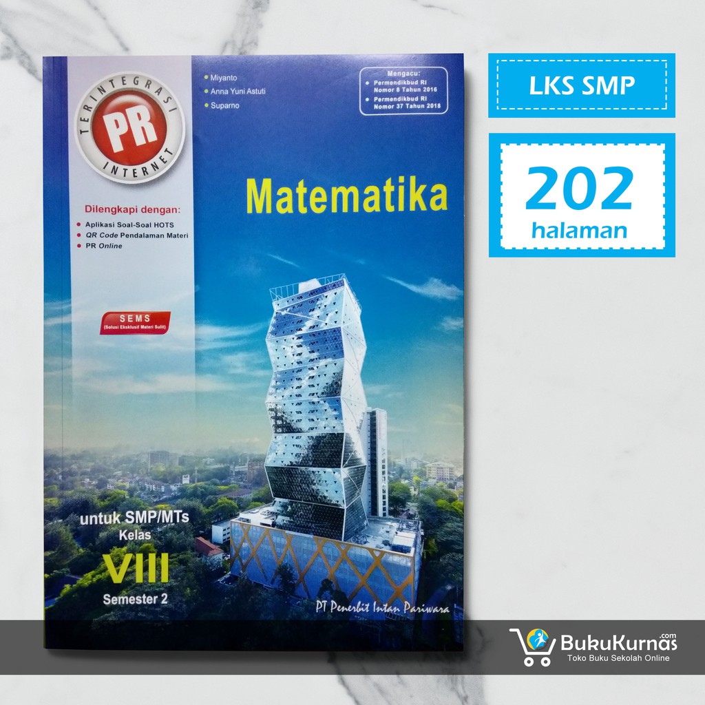 Buku Lks Matematika Smp Kelas 8 Semester 2 K13 Intan Pariwara