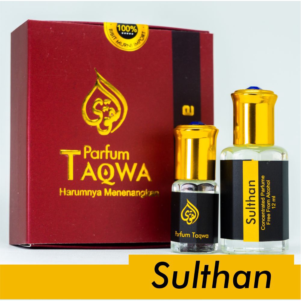 Parfum Taqwa Sulthan 12 ml [ Beli 1 Gratis 1 ] | Parfum Sholat Sulthan [ Non Alcohol ]