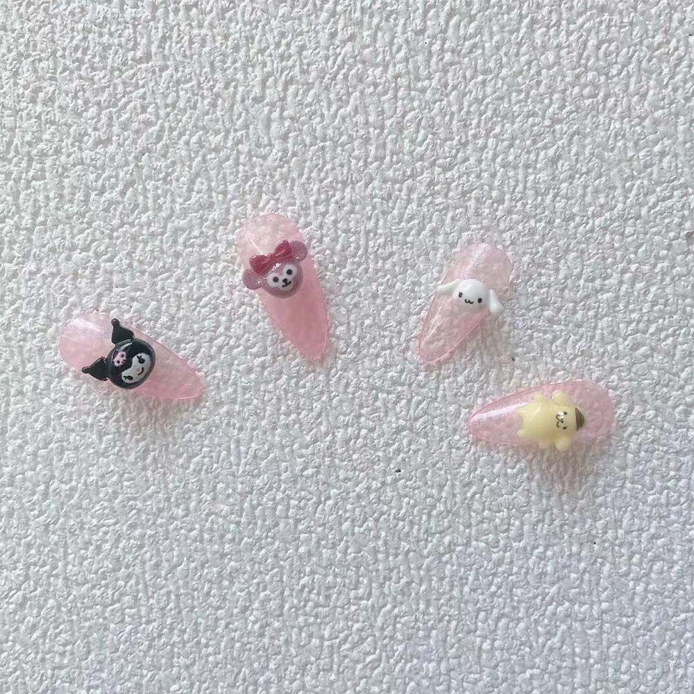 Nickolas1 3D Dekorasi Nail Art Kartun Sweetheart Kucing Jepang DIY Ornamen