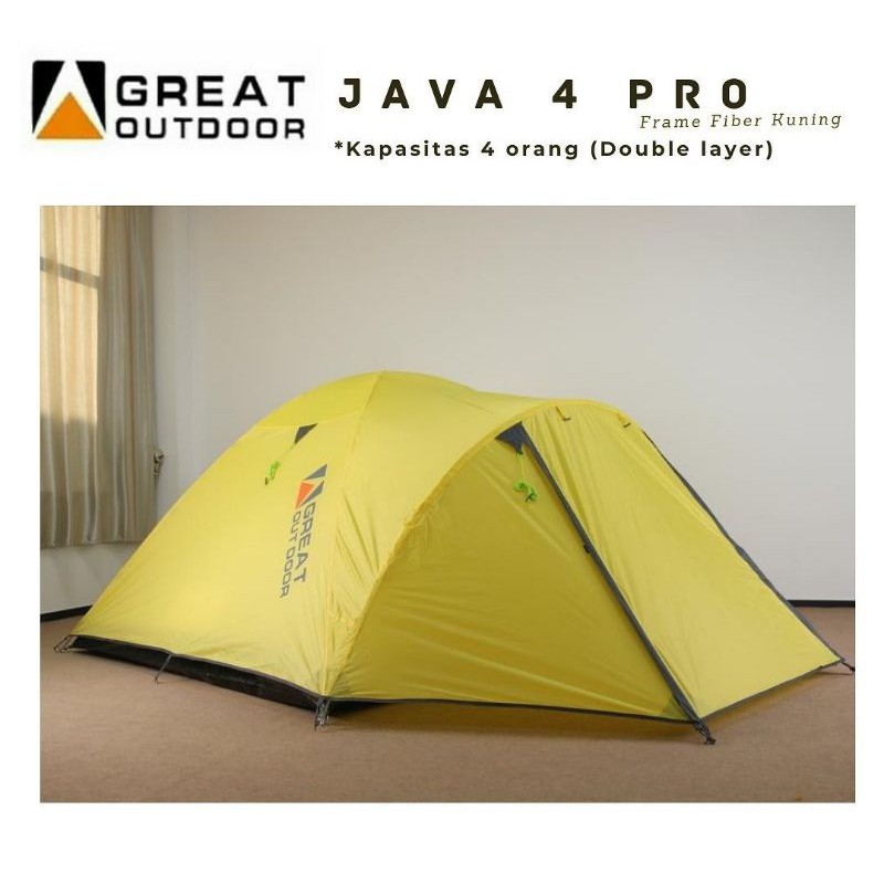 TENDA DOME GREAT OUTDOOR JAVA 4 PRO, GO JAVA 4 PRO