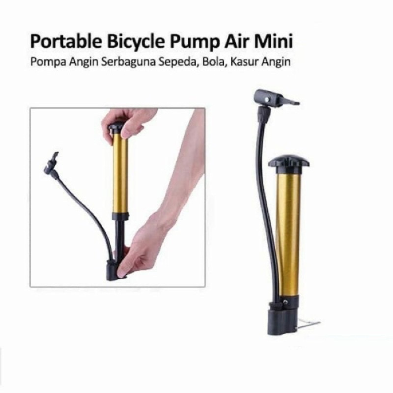 SEN - Pompa Angin Mini Pompa Angin Ban Sepeda Pompa Angin Portable Serbaguna