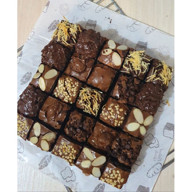 

brownies fudge sekat 20x20
