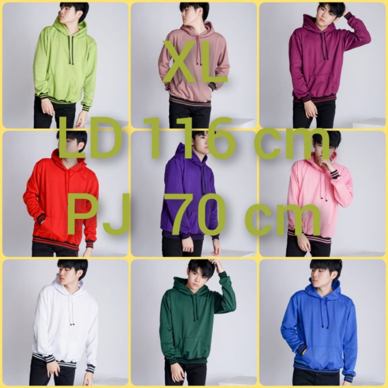 COD/DS/SWEATER HOODIE BASIC POLOS ( XL )