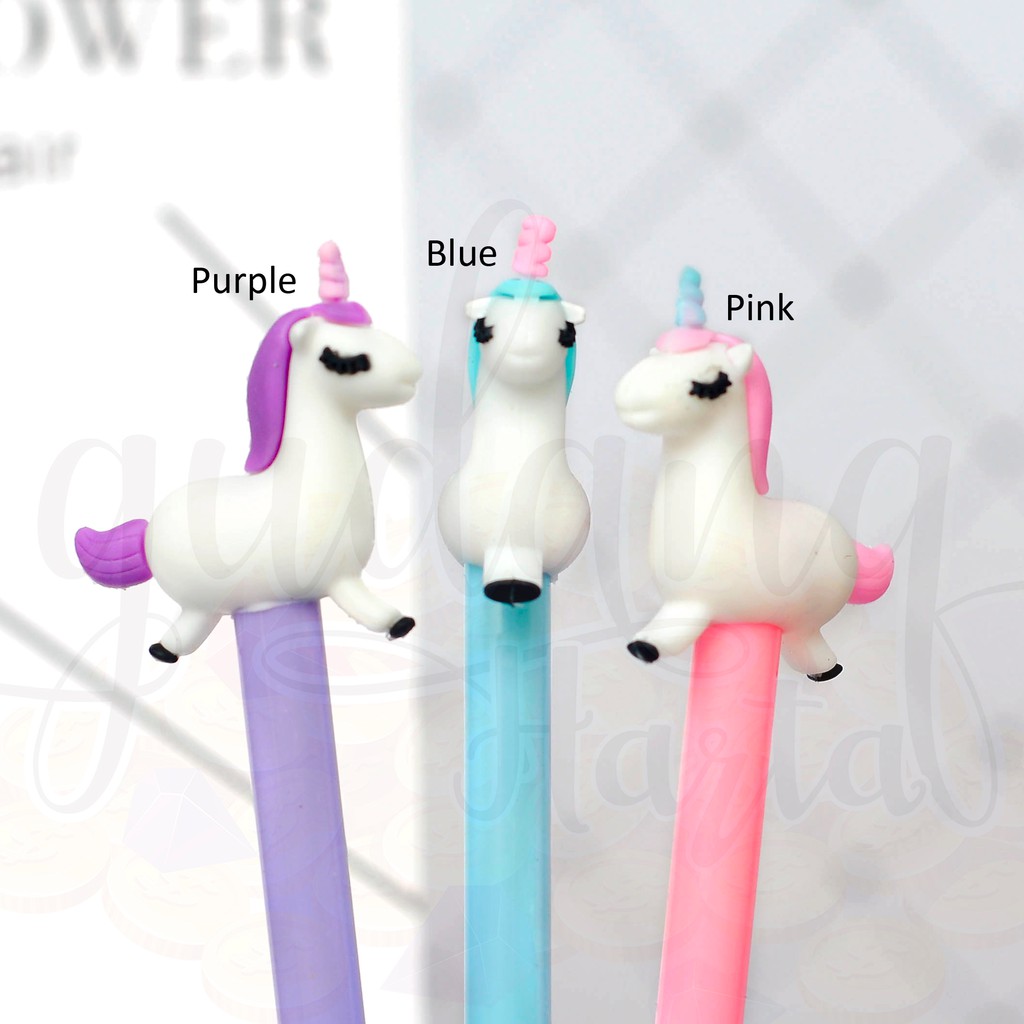 Pulpen Unicorn Full Body Ballpoint Pena Lucu Unik GH 307049