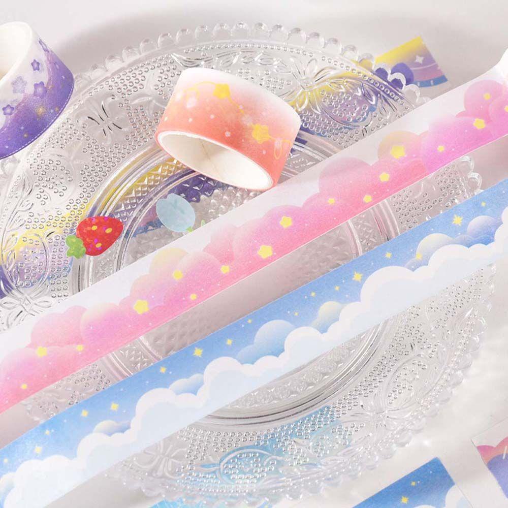 Mxbeauty Stationery Tape Dreamy Album Scrapbooking Jepang Perlengkapan Sekolah Diary Border Stiker