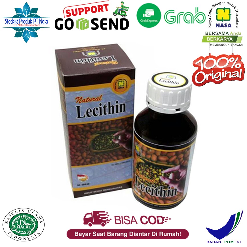 Lecith 250ML Obat Herbal Menanggulangi Kolesterol NASA / Stockist Produk PT Nasa
