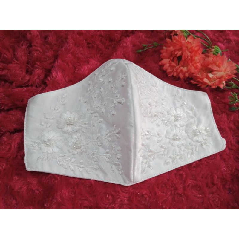 Masker akad nikah couple / wedding / pengantin / pesta
