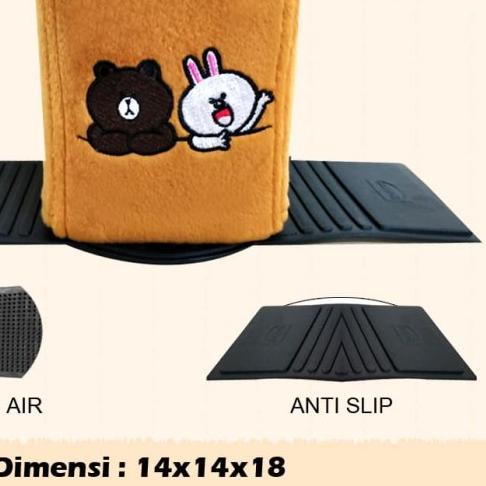 ◊ Tempat Sampah Mobil Brown Cony , Aksesoris Mobil LINE Brown Cony ➽