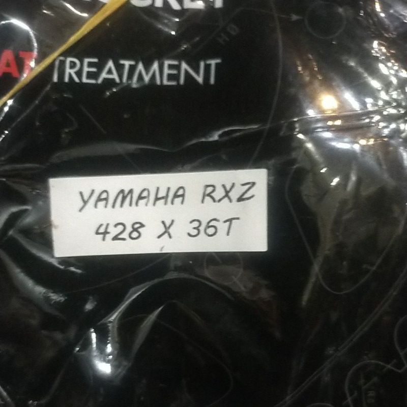 SSS RXZ GER 428 GEAR BELAKANG PNP RXZ RX KING JUPITER VEGA CRIPTON FIZR RX SPECIAL Z125 TIARA ALFA mx135-RK BLACK428 x 36