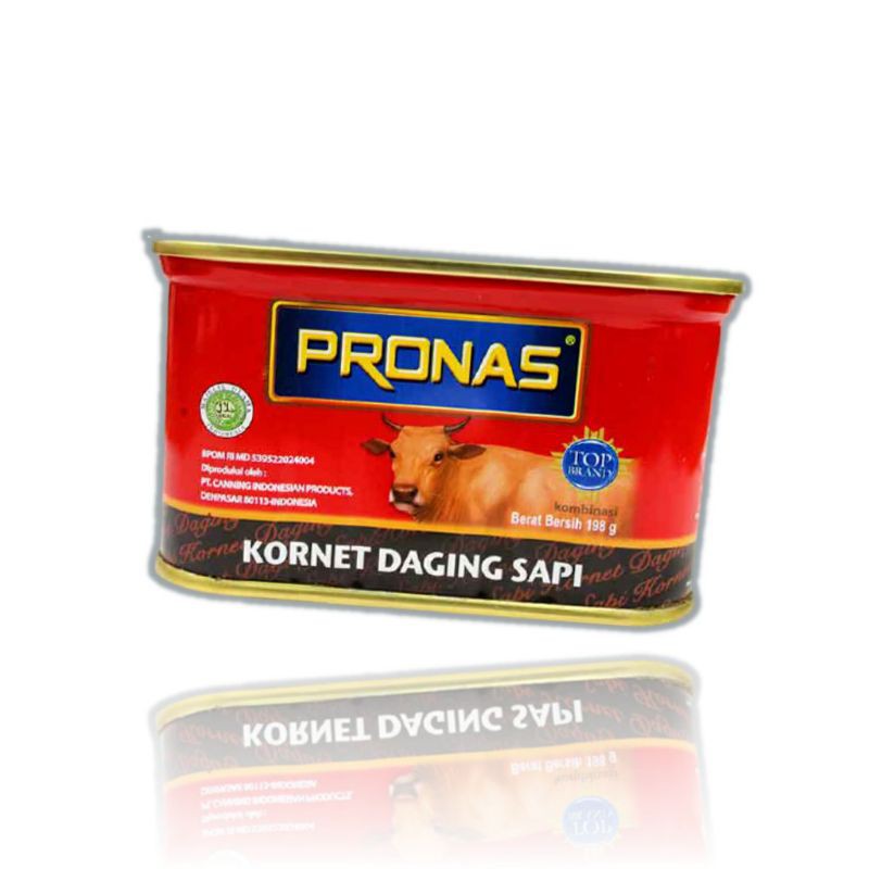 Pronas Kornet Daging Sapi 198GR / Daging Sapi / Kornet